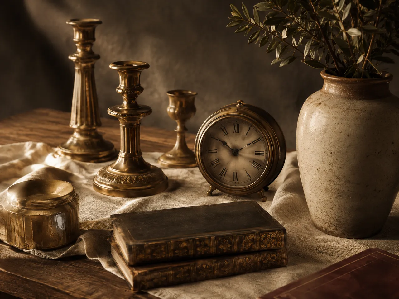 Sélection d'objets anciens et de valeur